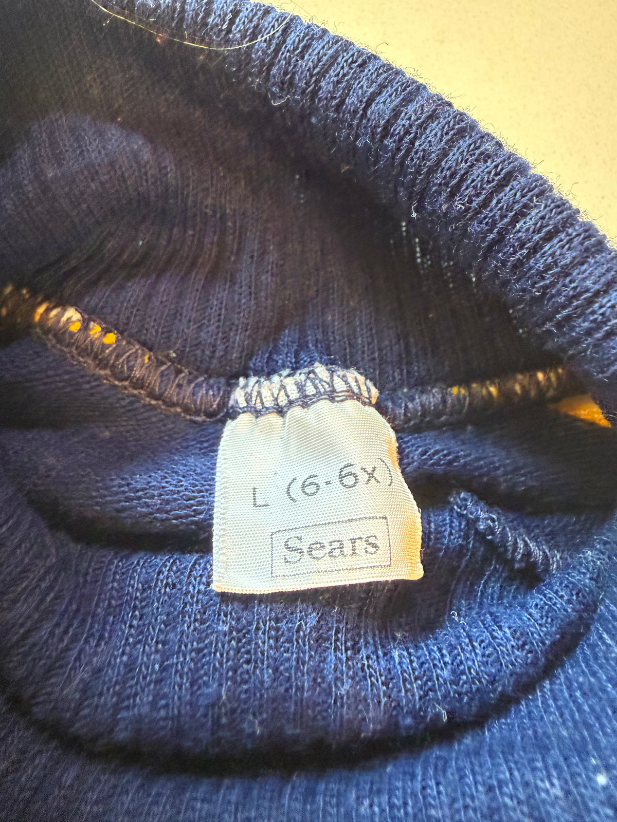 Vintage Striped Turtleneck Sweater from the 1960s