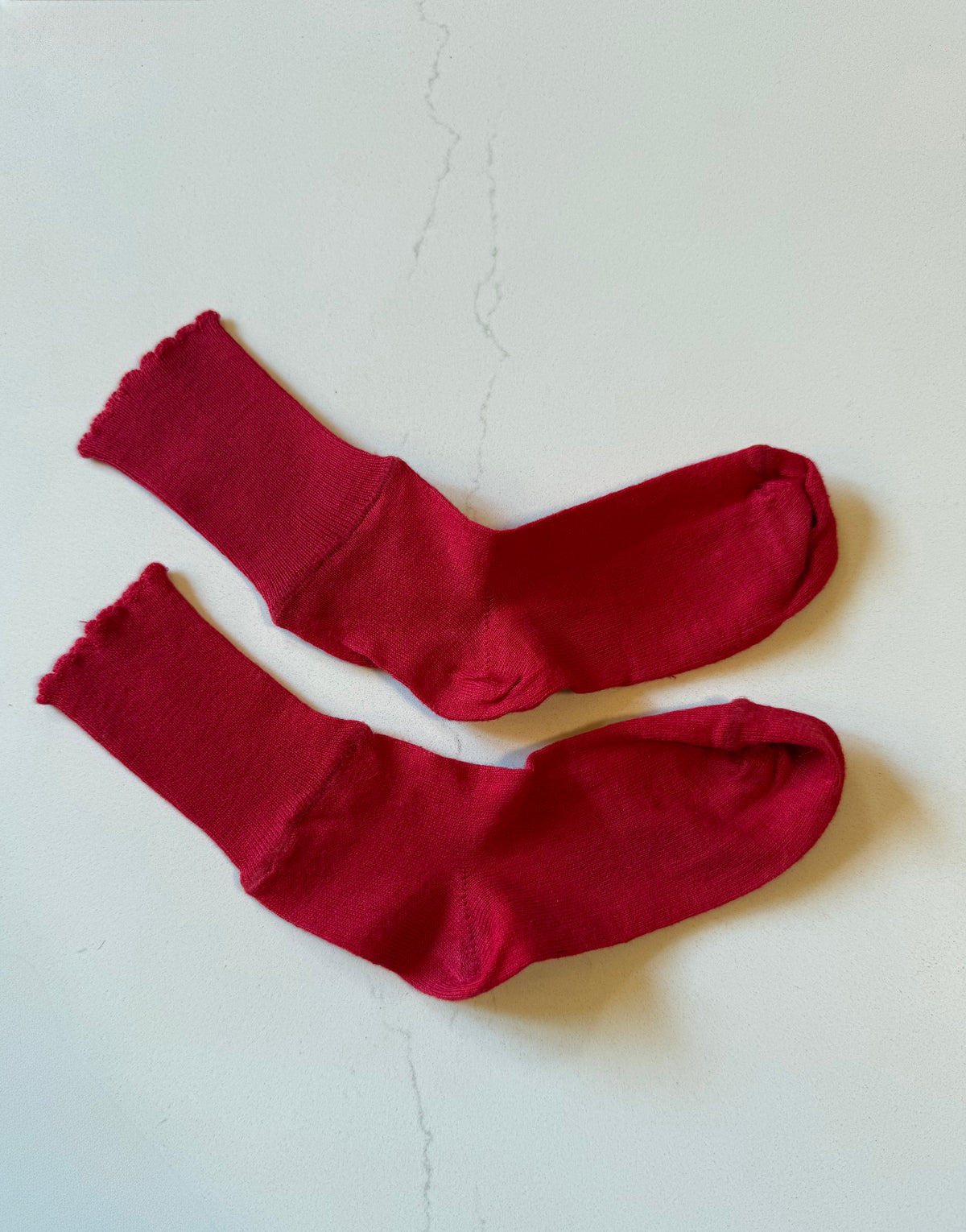 Vintage girls cotton anklets from the 1960s