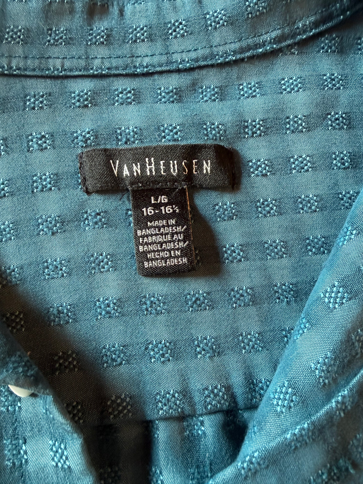 Vintage XL Men's Short Sleeve Gingham Check Button Up Shirt
