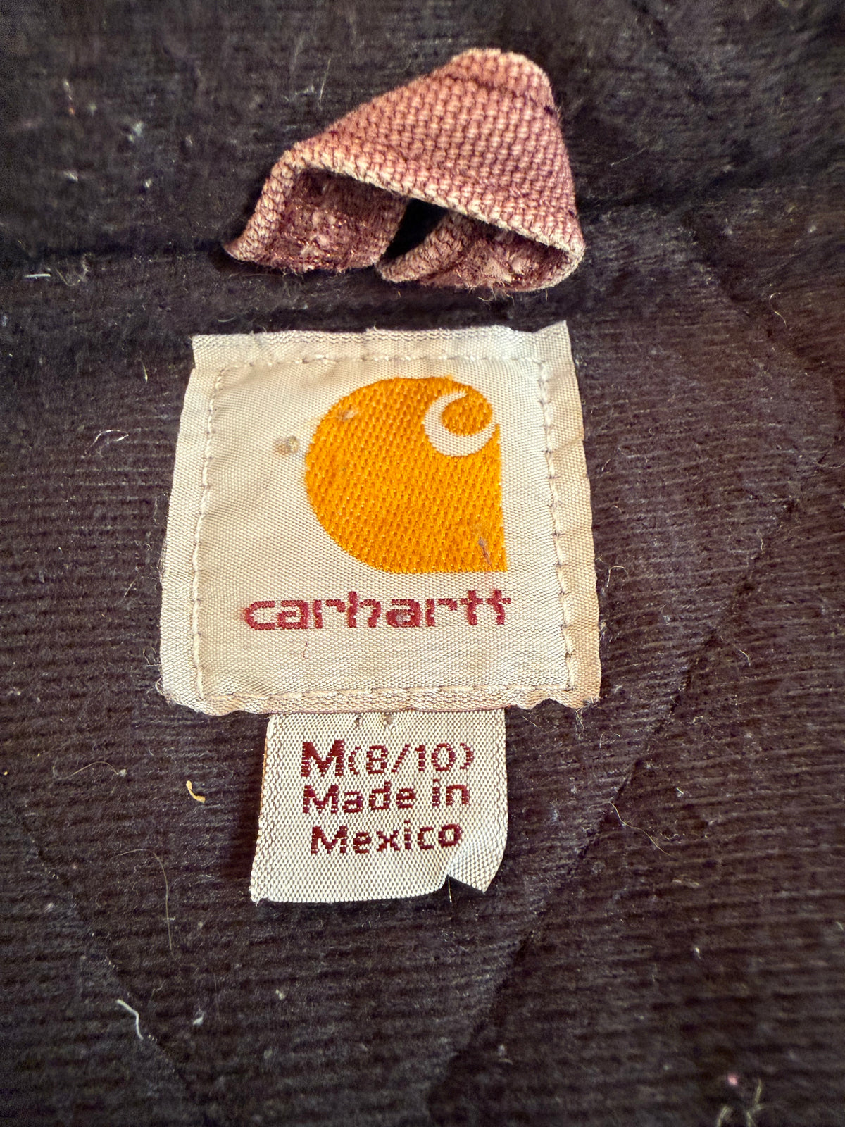 Vintage M Purple Distressed Carhartt Canvas Work Jacket