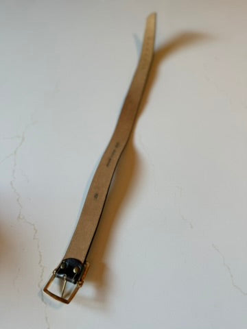 Vintage Boys Brown Leather Belt