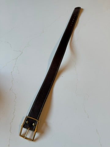 Vintage Boys Brown Leather Belt