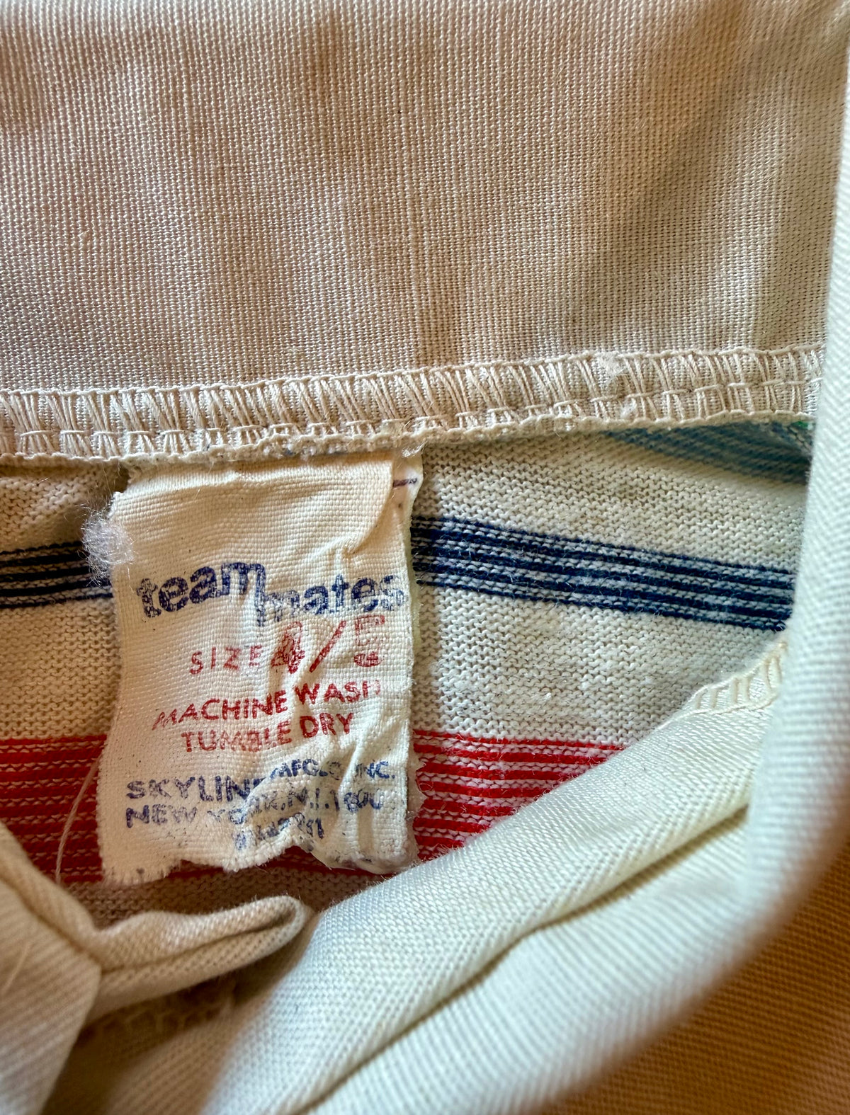 Vintage Boys Dagger Collar Polo Shirt from the 1960s