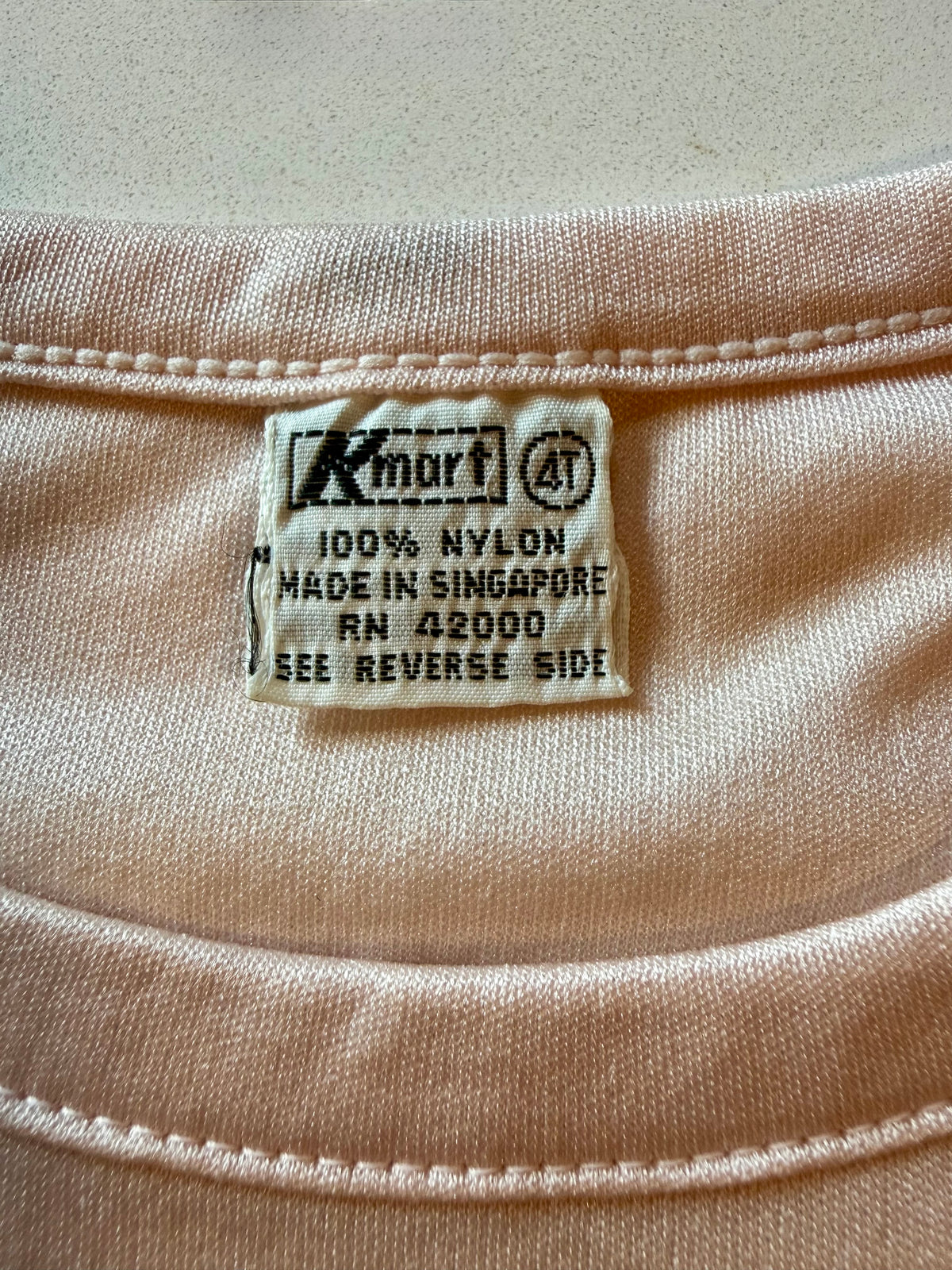 Vintage Girls Pink T-Shirt from the 1960s