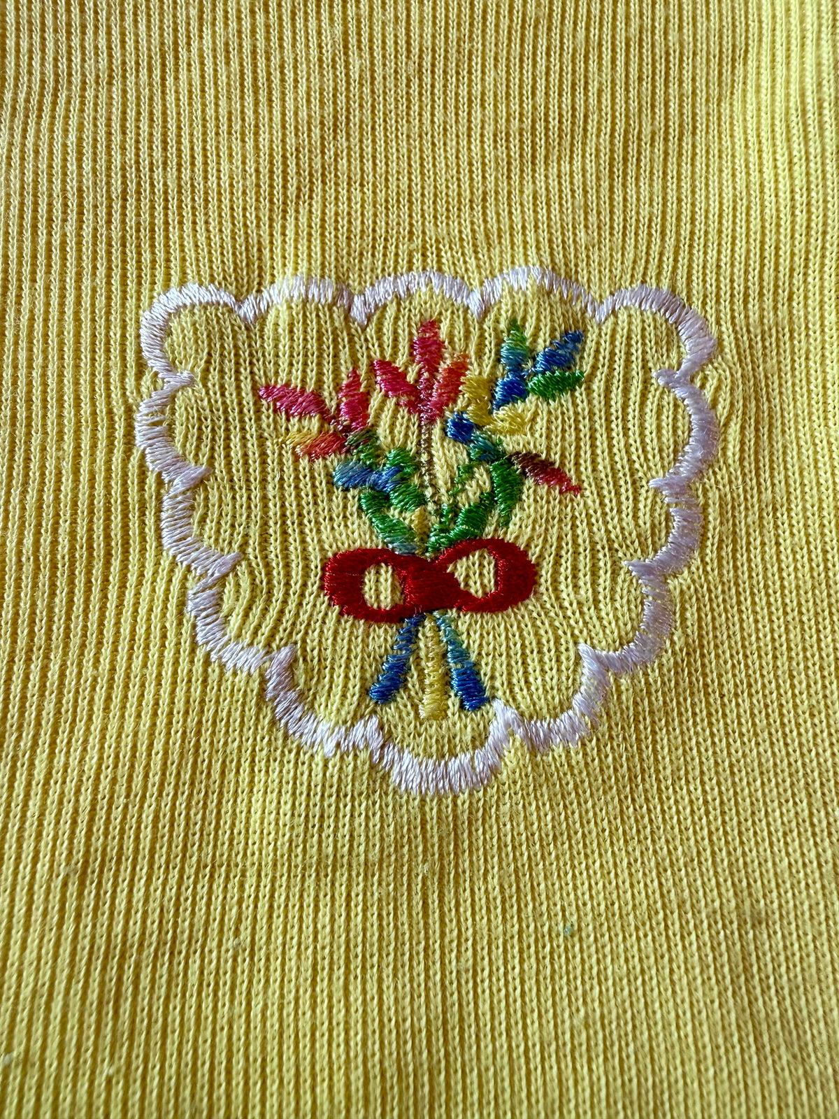 Vintage 4T Yellow Crop Top