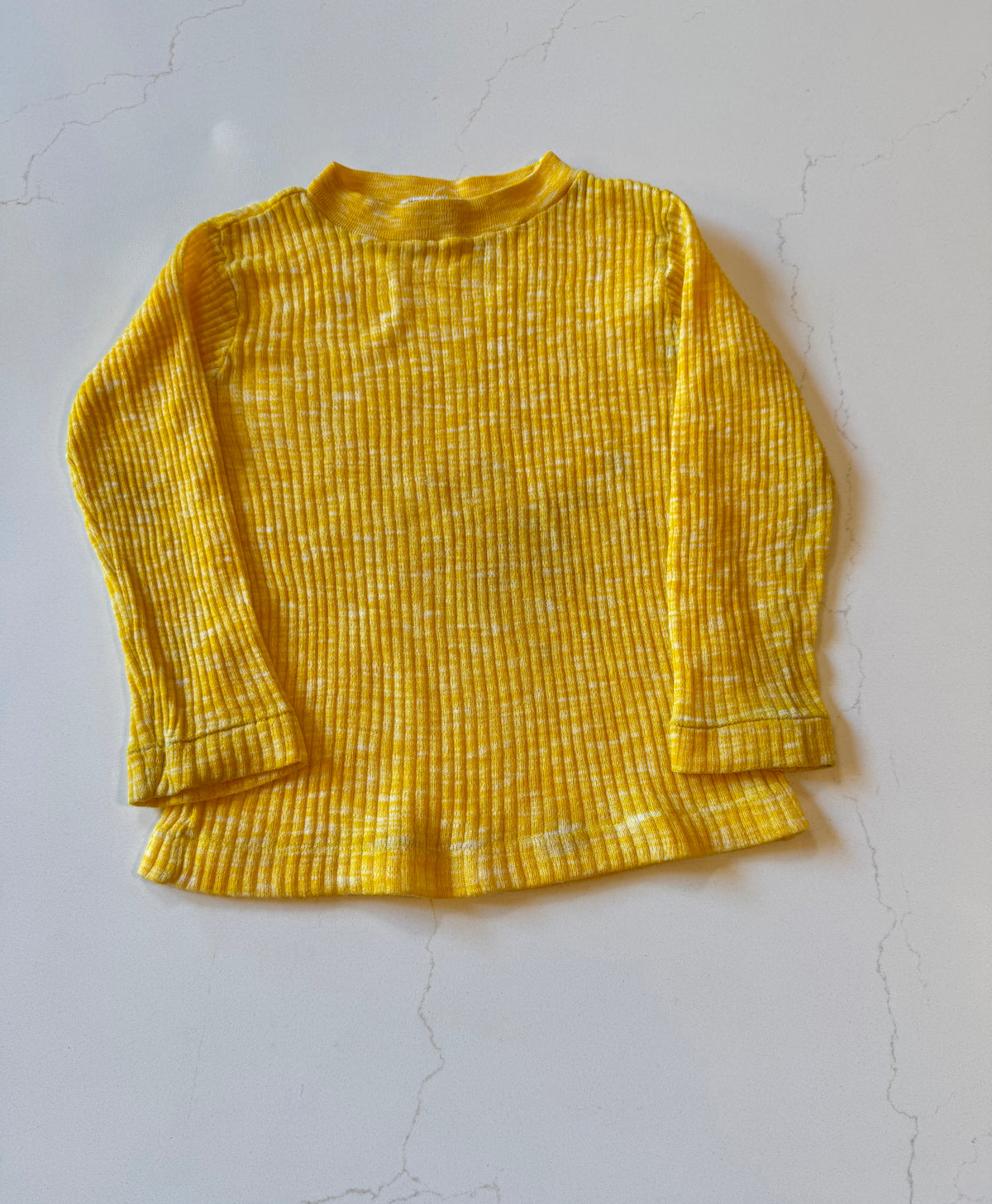 Vintage Yellow Long Sleeve Shirt from the 1960s