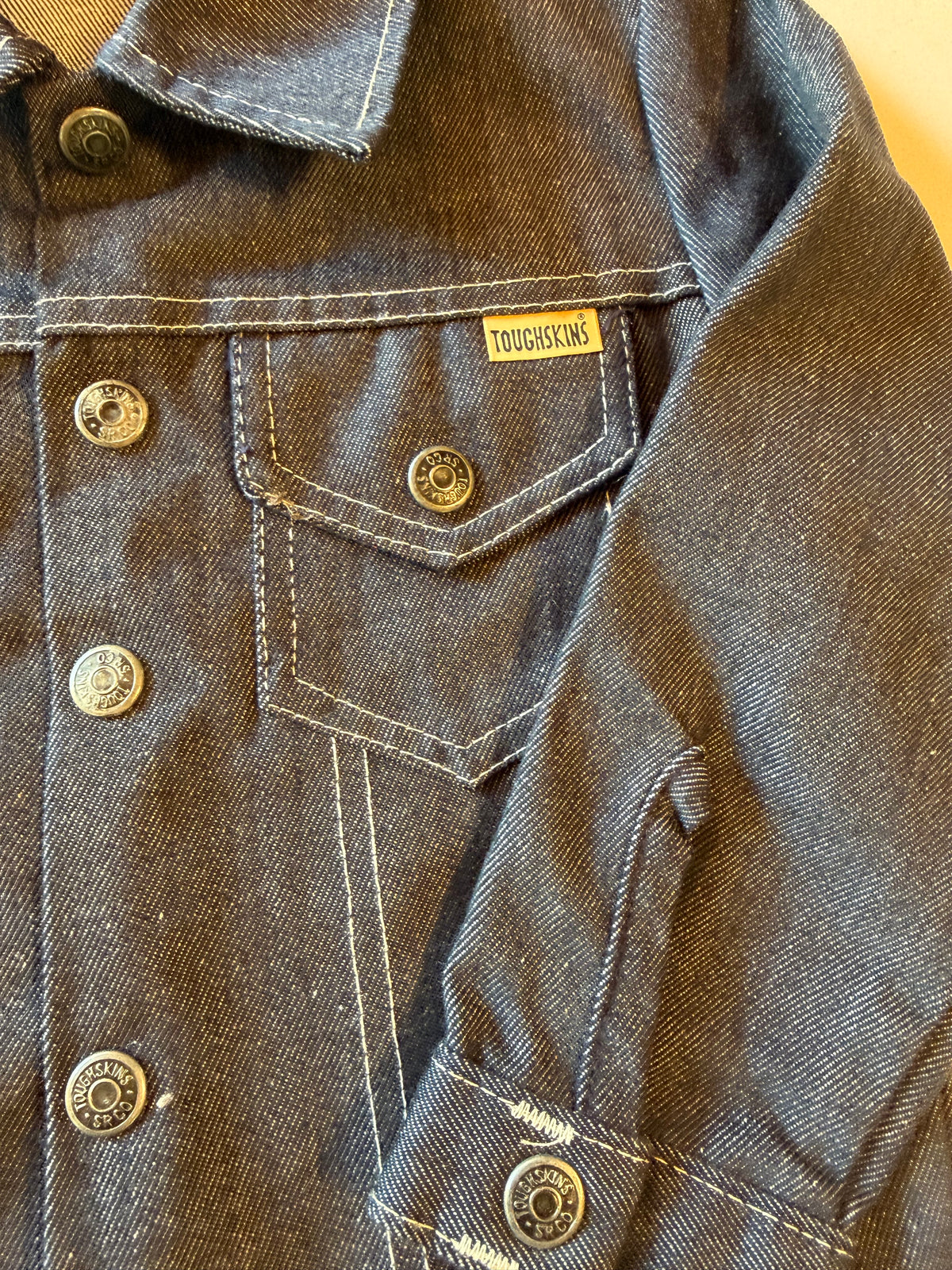Vintage Kids Denim Jean Jacket from the 1960s