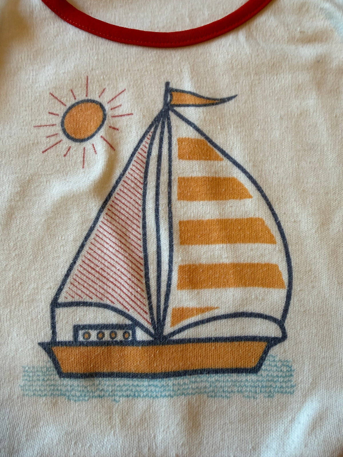 Vintage 4T Sailboat Tank Top from the 1960s