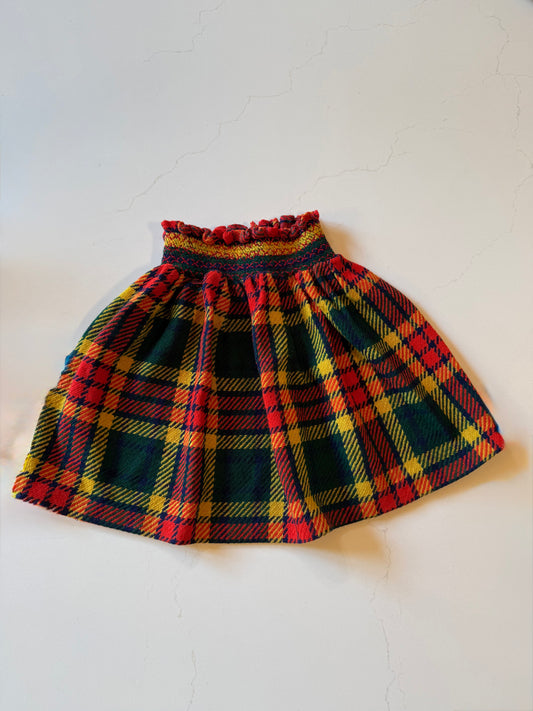Vintage Girls Plaid skirt from the 1960s