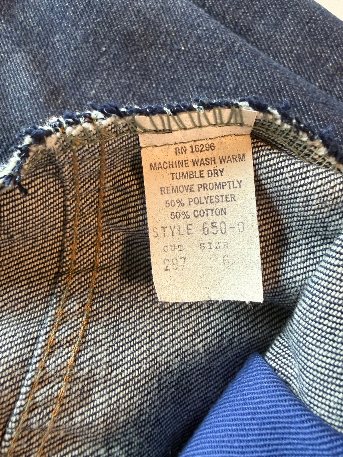 Vintage Kids Denim Jeans from the 1960s