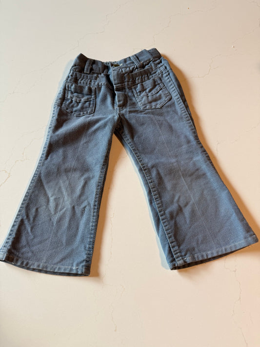 Vintage Kids Elastic Waist Denim Jeans from the 1960s