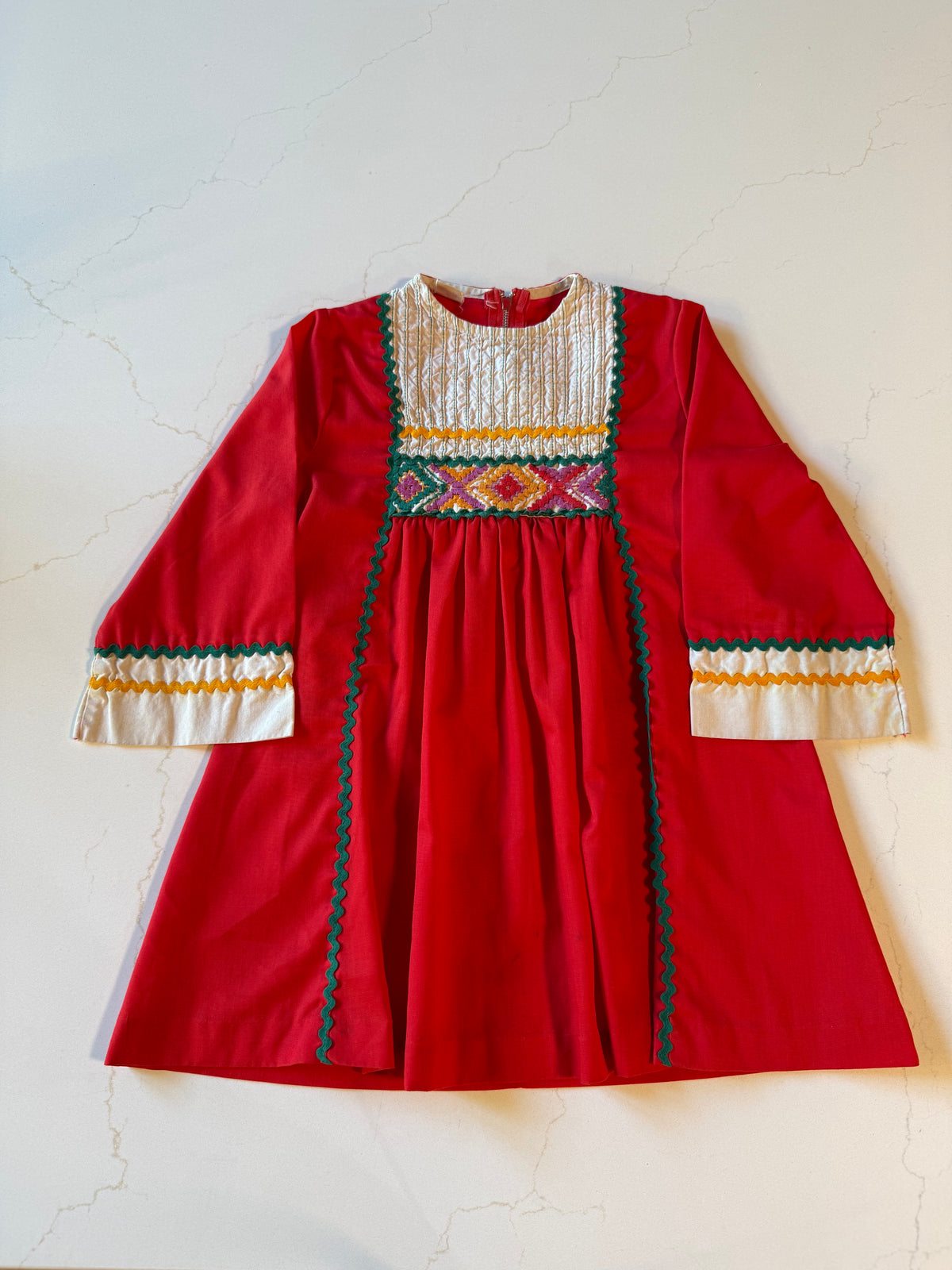 Vintage Red Dress from the 1960s