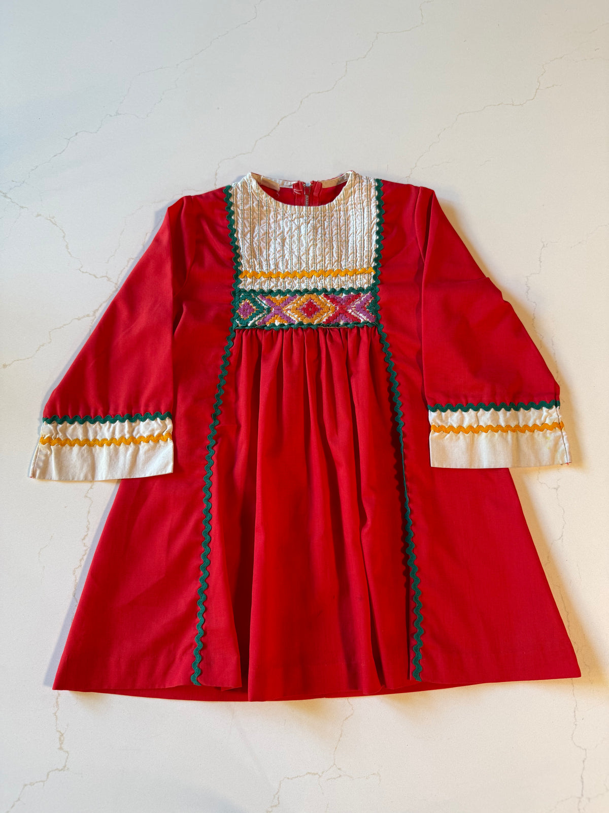 Vintage Red Dress from the 1960s