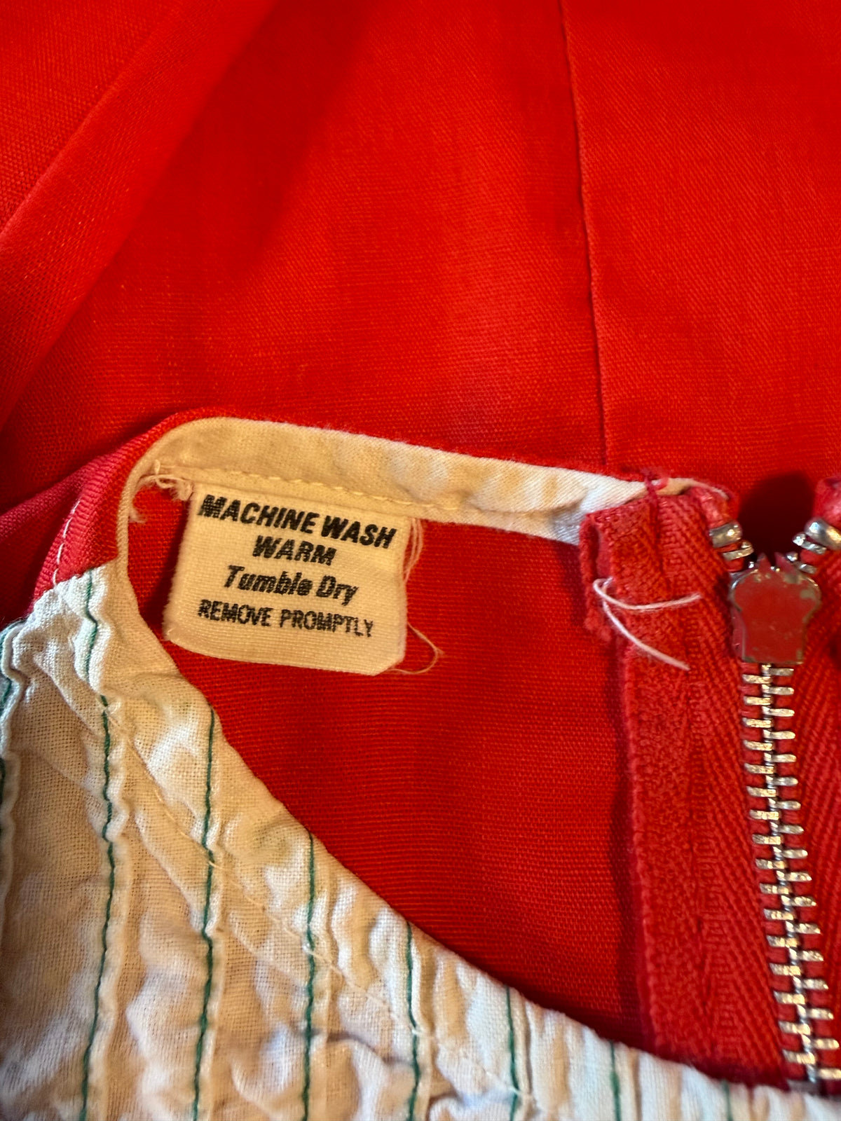 Vintage Red Dress from the 1960s