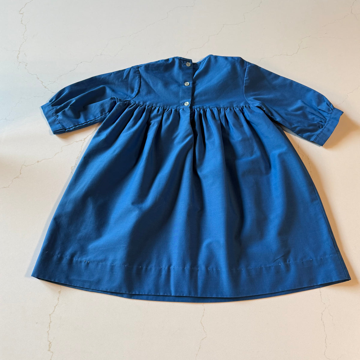 Vintage Royal Blue Girls Dress from the 1960s