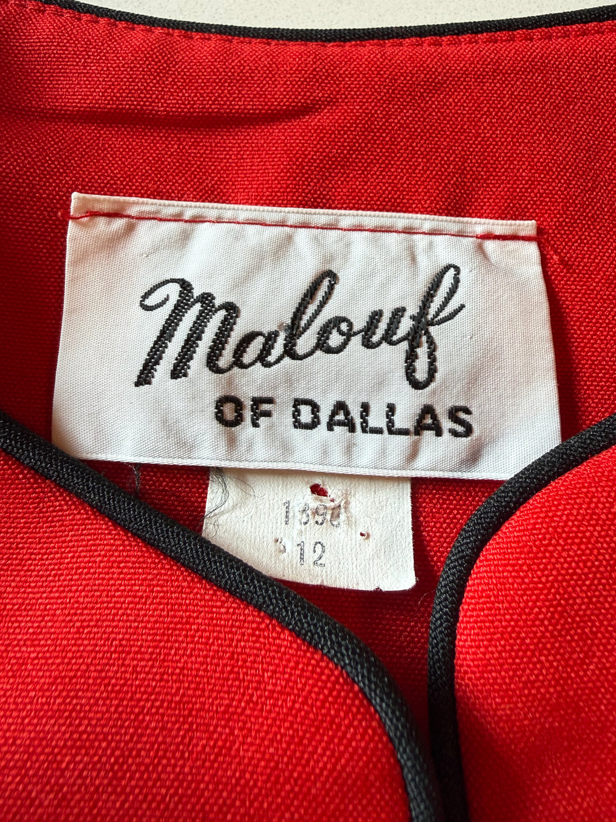 Vintage S Women's Red Bolero Jacket from the 90s