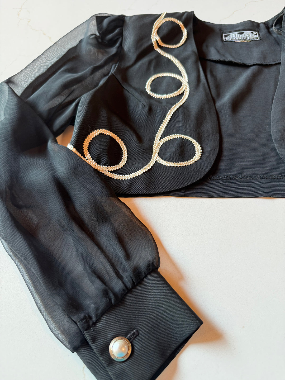 Vintage S Women's Bolero Jacket from the 90s