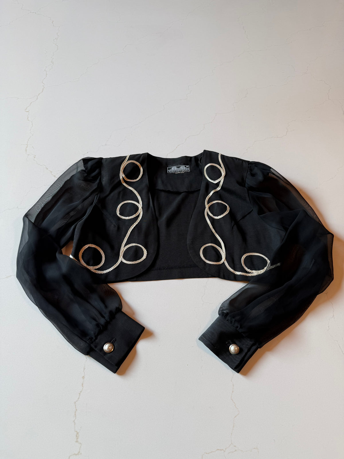 Vintage S Women's Bolero Jacket from the 90s