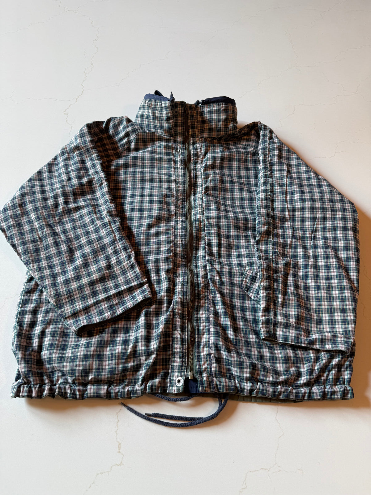 Vintage L Green Reversible Jacket