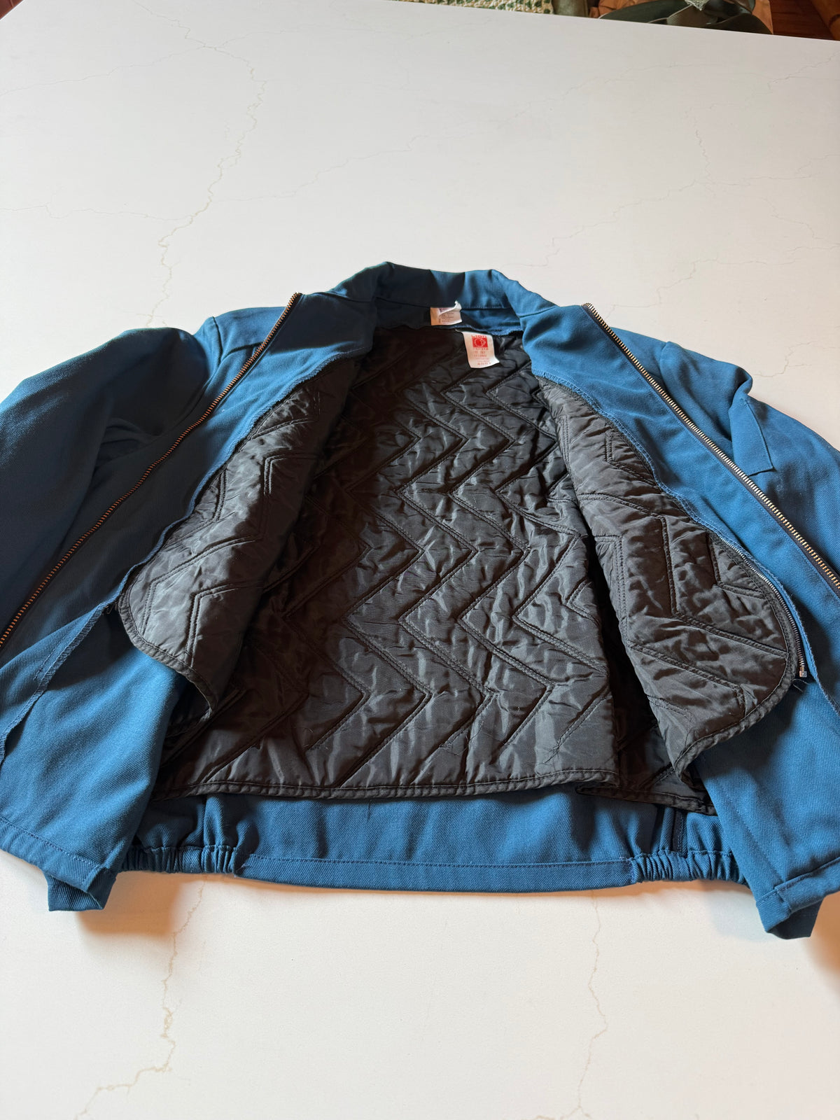 2XL 70s Vintage Blue Lion Work Jacket