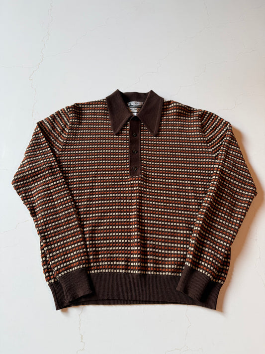 Vintage XL Long Sleeve 100% Wool Sweater from the 70s