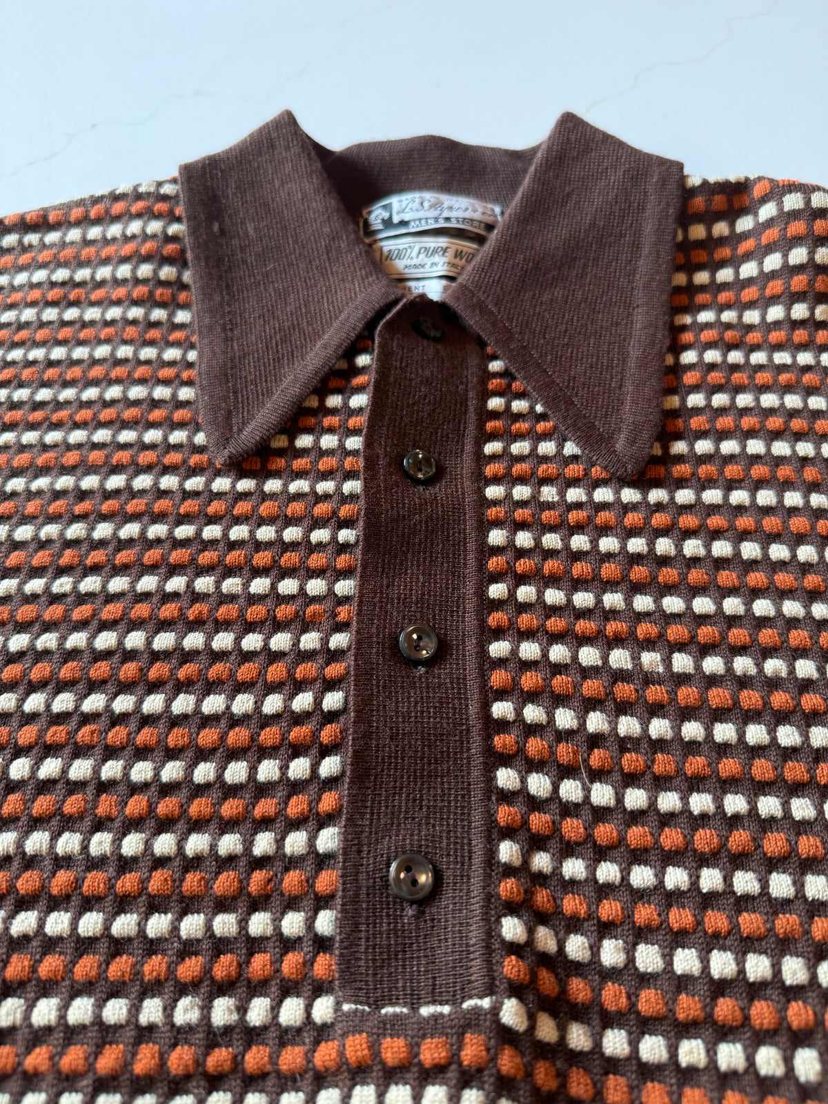 Vintage XL Long Sleeve 100% Wool Sweater from the 70s