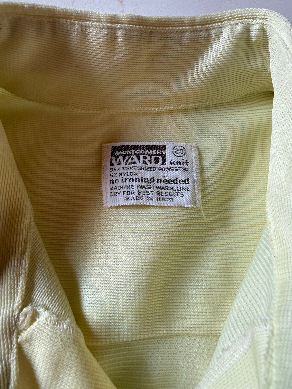 Vintage S Men's Short Sleeve Montgomery Ward Button Up Shirt