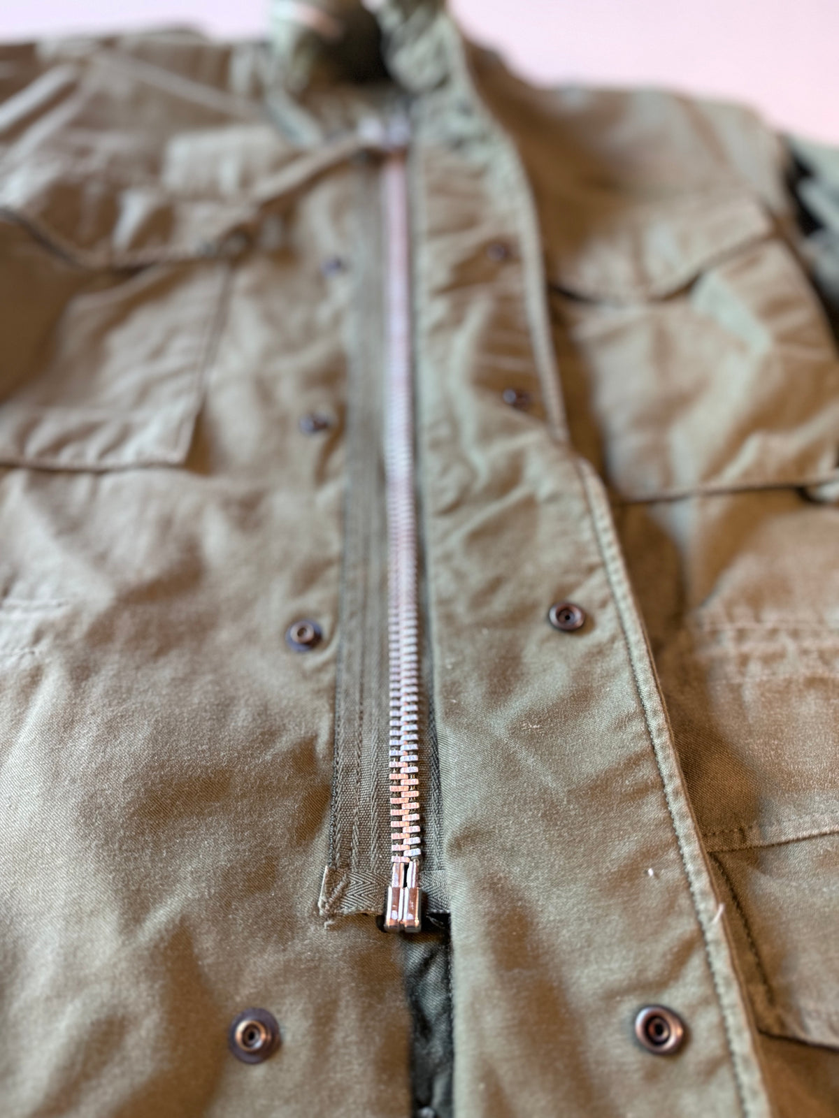 1968 Small/Regular Vietnam U.S. Army M-65 Field Jacket OG-107