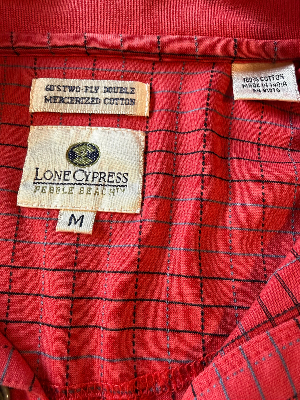 Vintage M Men's Short Sleeve Polo Shirt