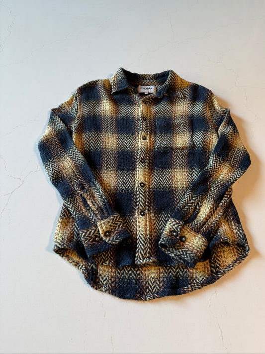 Vintage XS Long Sleeve Plaid Button Up Shirt