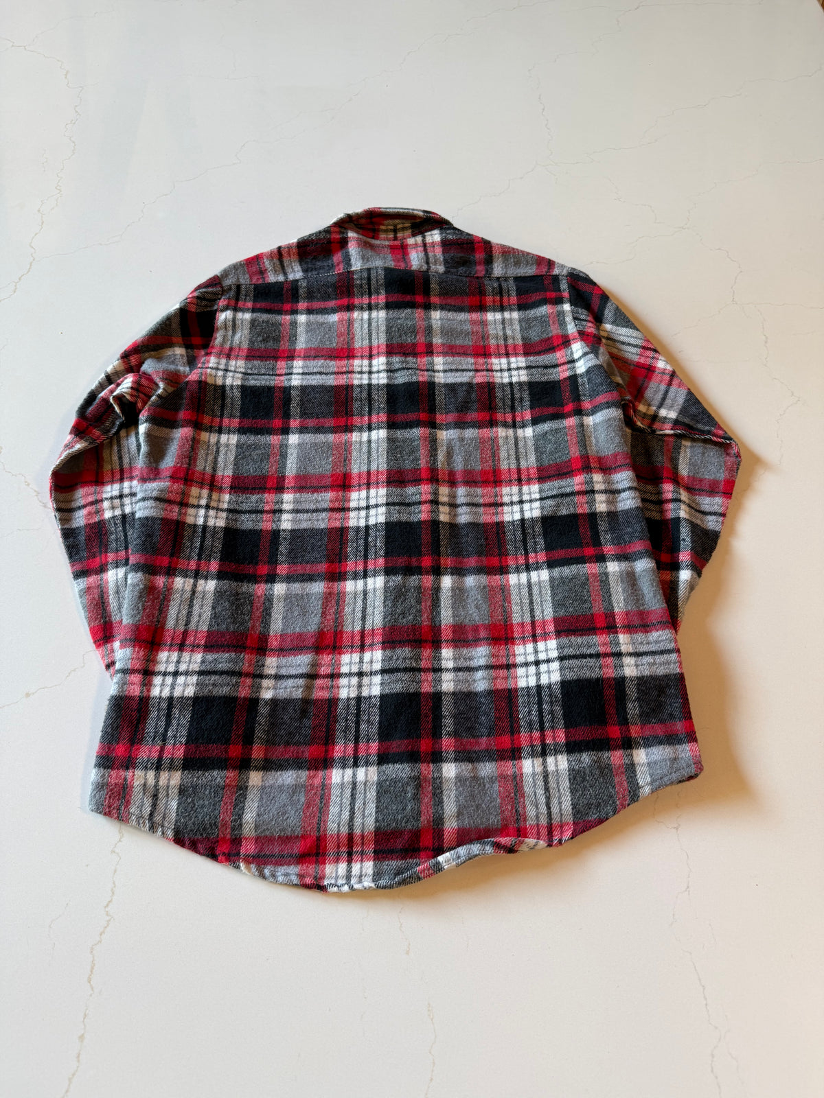 Vintage M Long Sleeve Flannel Plaid Button Up Shirt from the 90s