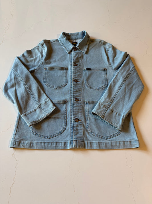 Vintage L Lee Light Wash Denim Barn Jacket