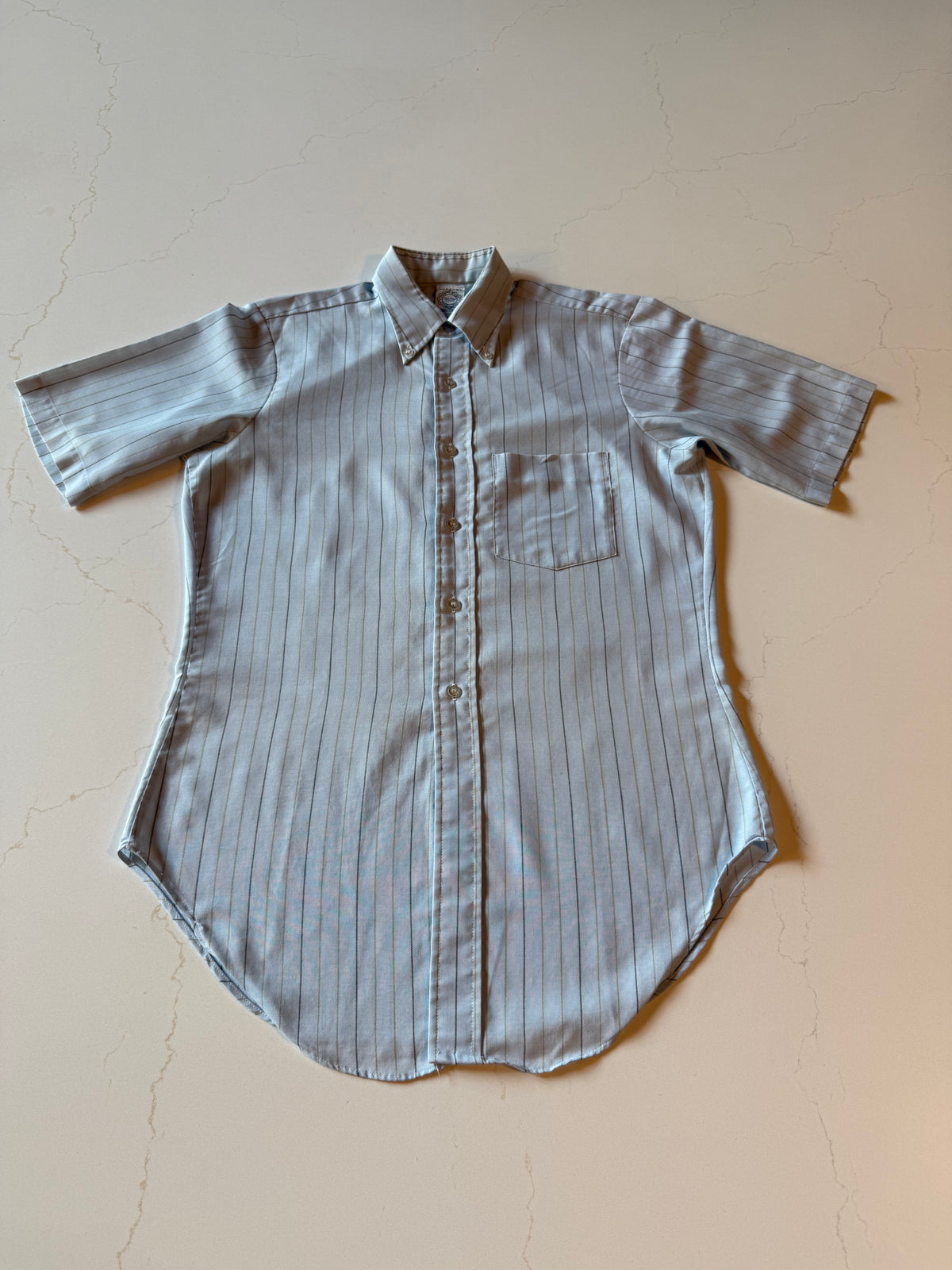 Vintage M Men's Short Sleeve  Button Up Shirt from the 60s