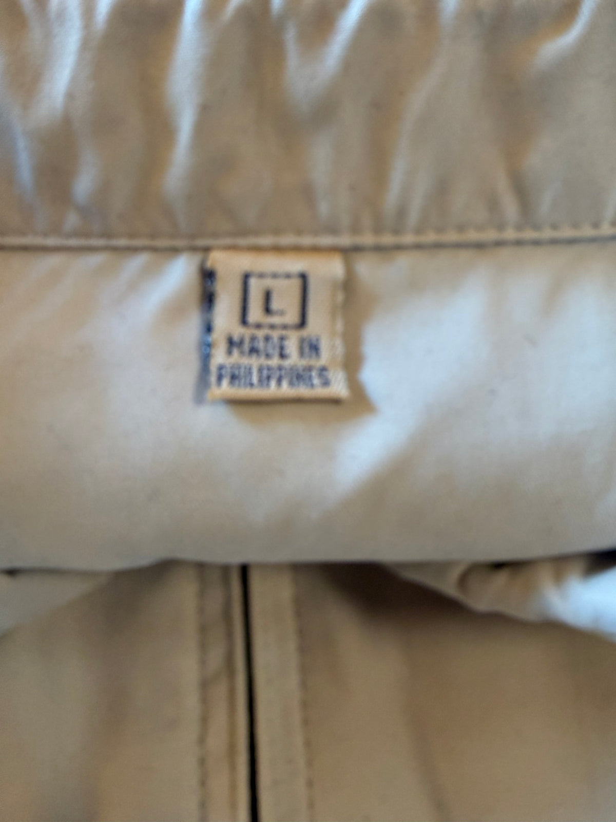 Vintage L Tan Spring Jacket from the 90s