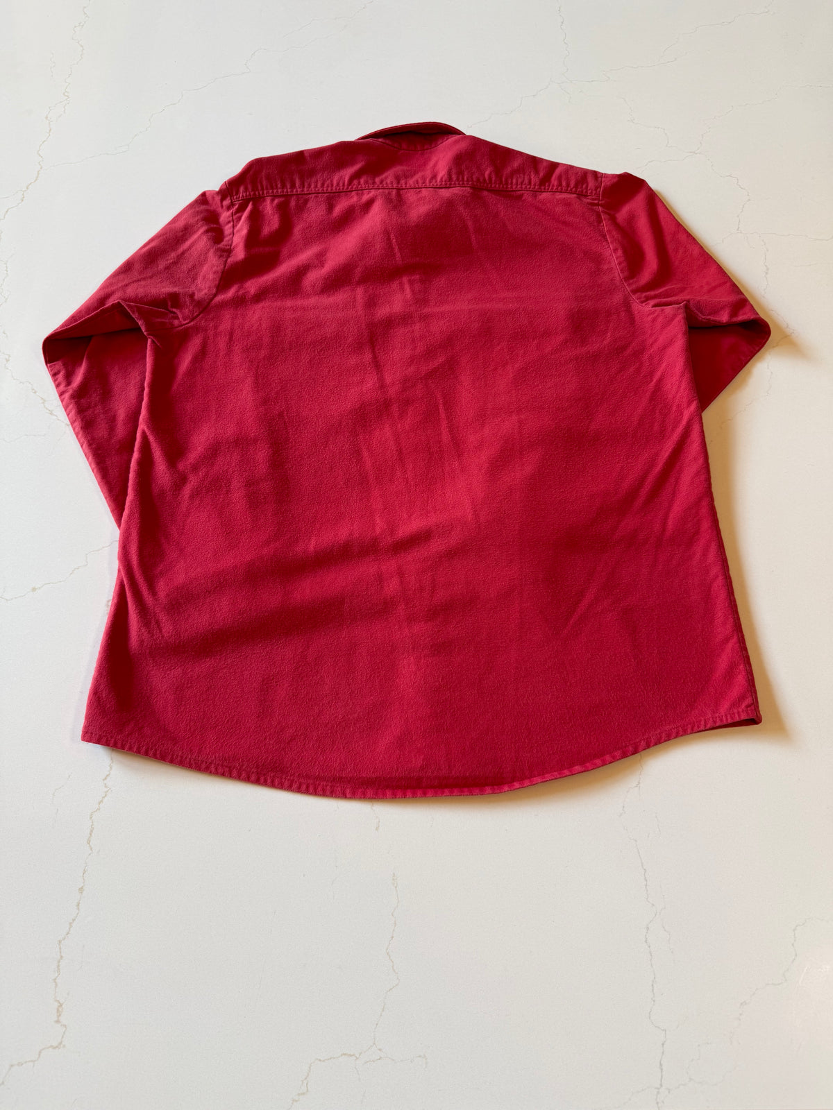 Vintage L Long Sleeve Flannel Chamois Button Up Shirt from the 90s